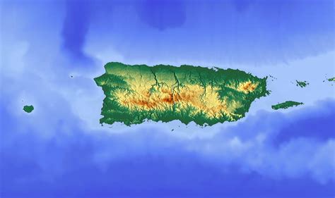 Filetopographic Map Of Puerto Rico Wikimedia Commons