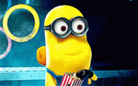 Minion Laughing GIF Minion Laughing Popcorn Discover Share GIFs
