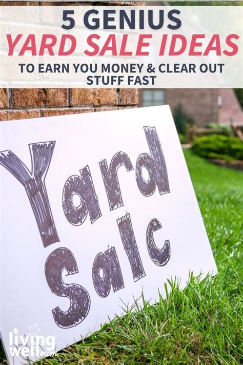 5 Hot Yard Sale Tips How To Have A Successful Yard Sale