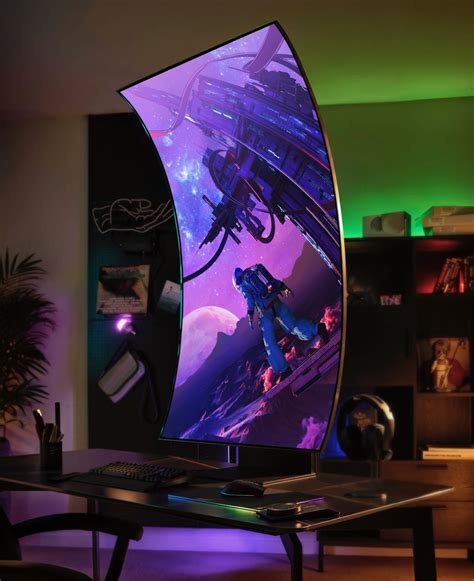 Samsungs Odyssey Ark Curved 55 Inch Screen Provides New Gaming Experiences Tech Guide