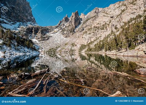 Emerald Lake Rocky Mountains Colorado Usa Stock Photo Image Of
