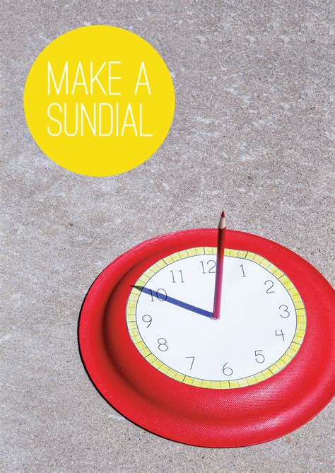 Diy Sundial Kids Craft Project Paging Supermom