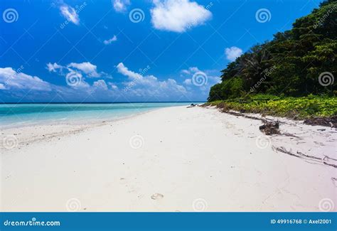 Beautiful Tropical White Sand Beach And Crystal Clear Water Sip Stock