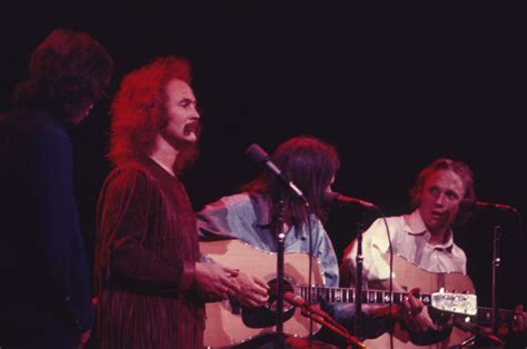 Crosby Stills Nash And Young Vintage Concert Photo Fine Art Print At