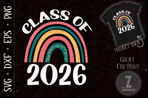 Class Of 2026 Rainbow School Student By Zemira Thehungryjpeg