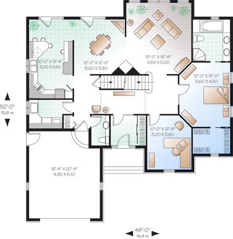 Small House Floor Plan Blueprint