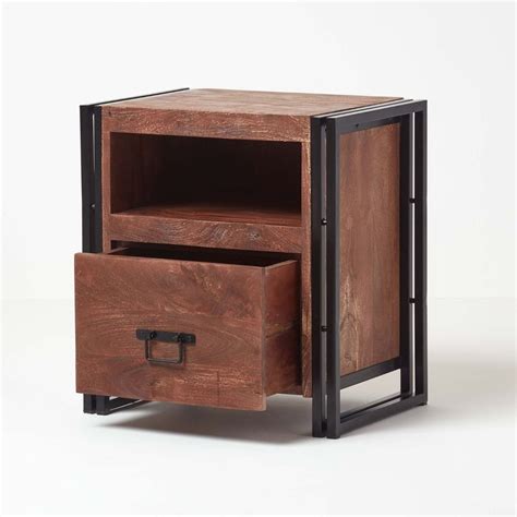 Get it by thu 17 jun. Reclaimed Wood Small Bedside Unit Industrial Furniture Range