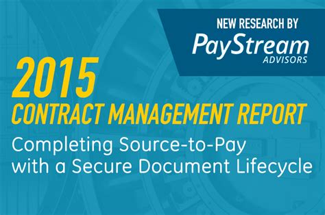 paystream 2015 contract management report gep
