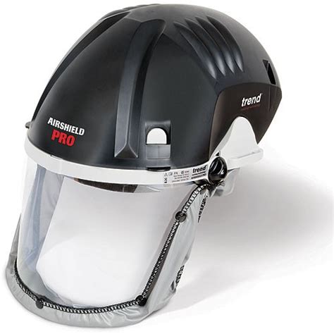 With the safety face shield. Trend Airshield, an Air Circulating Face Shield