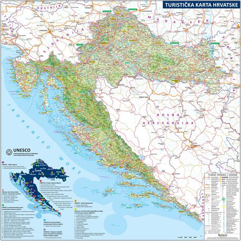 Turistička karta Hrvatske I. | Romario