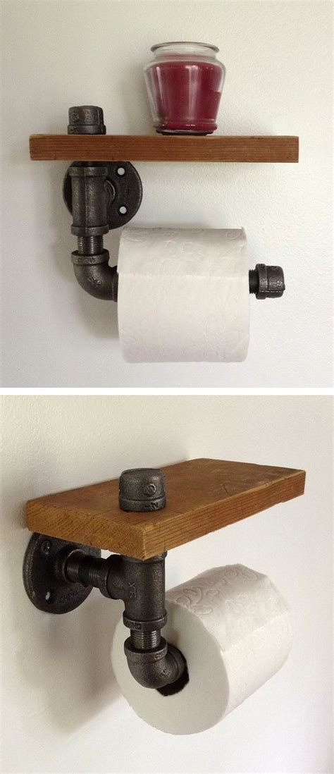 Bathroom wall mount toilet paper holder. 50+ Best Rustic Bathroom Design and Decor Ideas for 2021
