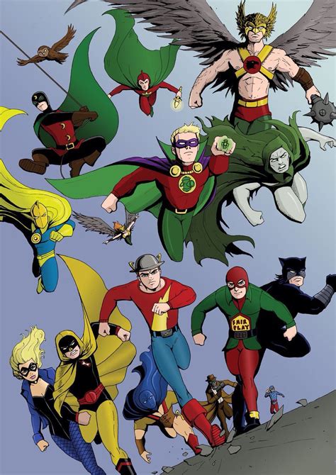 Justice Society Dc Comics Artwork Dc Comics Art Justice Society Of America