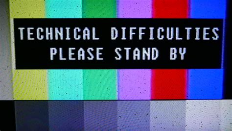 Vhs Tape Color Bars Off Air Color Bars Test Broadcast Pattern With