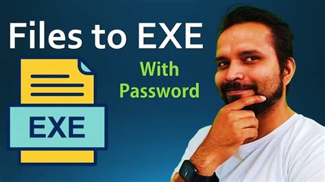 Make Exe File Of Your Files With Password Youtube