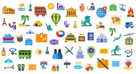 Free Download 60 Travel Icons By Icons8 Webdesigner Depot