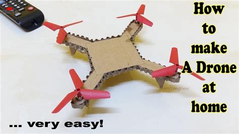 How To Make Drone At Home Mini Drone On And Off Youtube