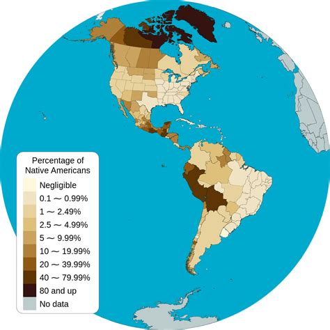 Percentage Of Native American Population By Country Native American Population Native Americans
