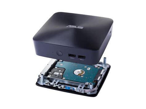 Asus Vivomini Un65u Mini Pchtpc Intel Dual Core I3 7100u 24ghz 4gb