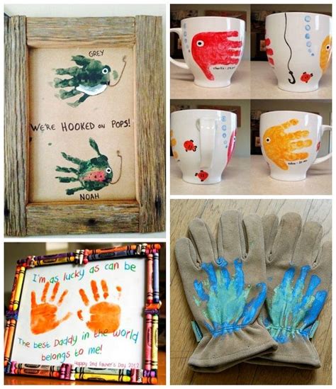 Maybe you would like to learn more about one of these? Father's Day Handprint Gift Ideas from Kids - Crafty ...