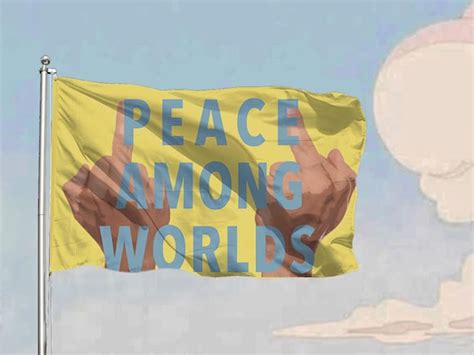 Peace Among Worlds Flag Etsy
