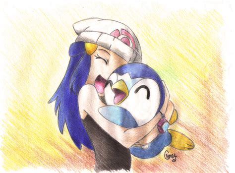 Dawn And Piplup By Daidolly On Deviantart