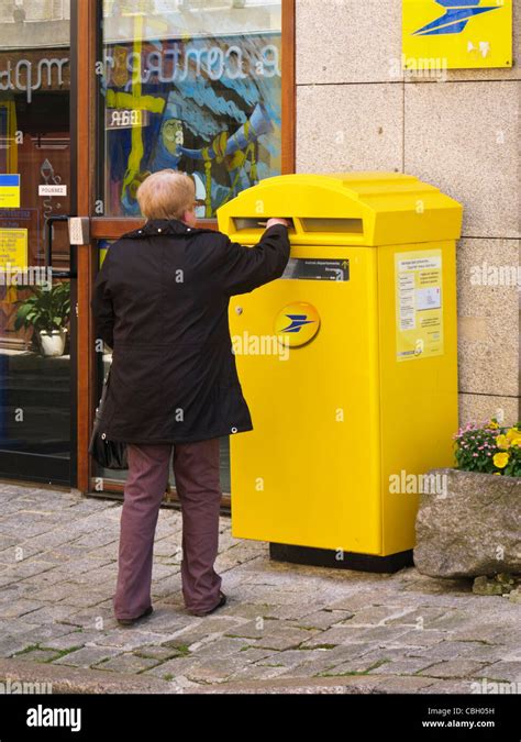 Woman Posting Letter In France Hi Res Stock Photography And Images Alamy