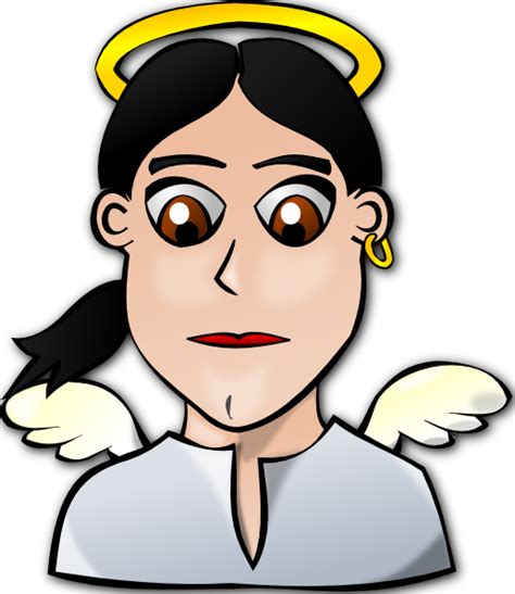 Angel Face Cartoon Clip Art At Vector Clip Art Online