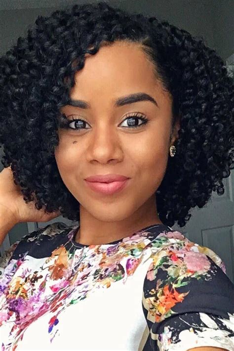 Short And Sassy Natural Hairstyles For Afro American Women See More