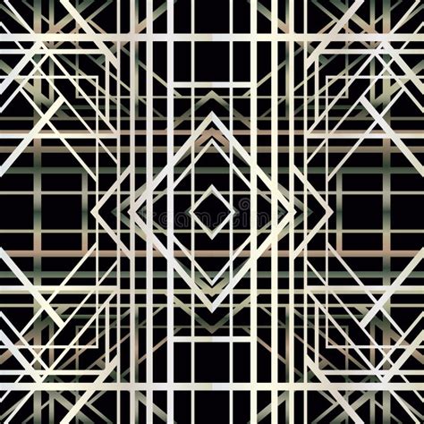 Art Deco Geometric Pattern Stock Vector Illustration Of Orange 36417239