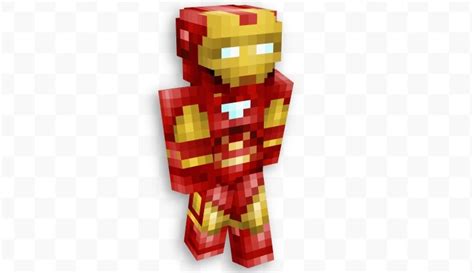 Iron Man Minecraft Skin Template