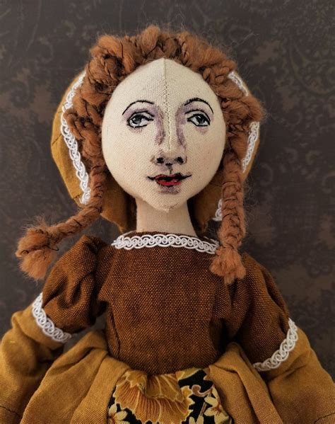 cloth art doll medieval style doll named cristina etsy new zealand art dolls cloth medieval