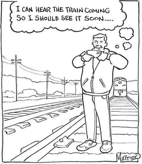 Model Railroad Humor Behind You Trains