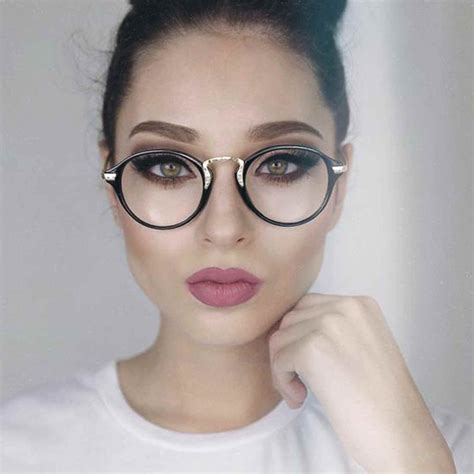 Classy Designer Inspired Eyeglasses Vintage Retro Women Glasses Metal