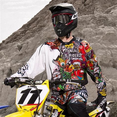 Oneal Mx New Mayhem Crank Dirt Bike Black Multi Adult Motocross Gear Set Ebay