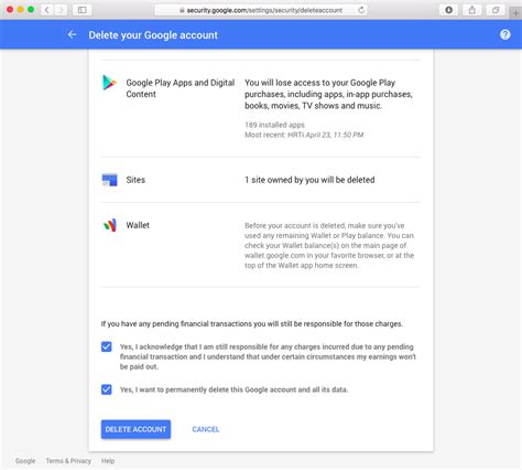 Your marketplace until it starts shaking. How to delete your Google account