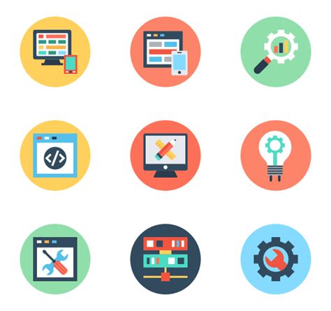 50 Free Vector Icons Of Web Design And Development Designed By Vectors