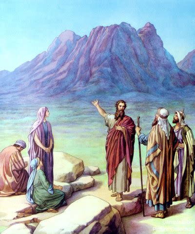 Exodus Bible Pictures Moses On Mount Sinai