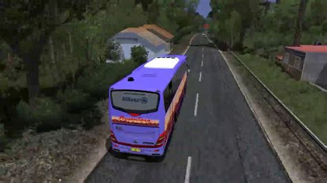 ngeblongnya bus nusantara supir muda euro truck simulator