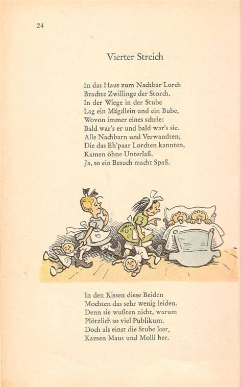 Weil bekanntlich manche sachen, welche große freude machen, mädchen. Wilhelm Busch Zitate Goldene Hochzeit