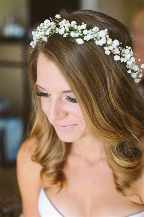 Babys Breath Crowns Flower Crown Bride Babys Breath Bridal Bridal