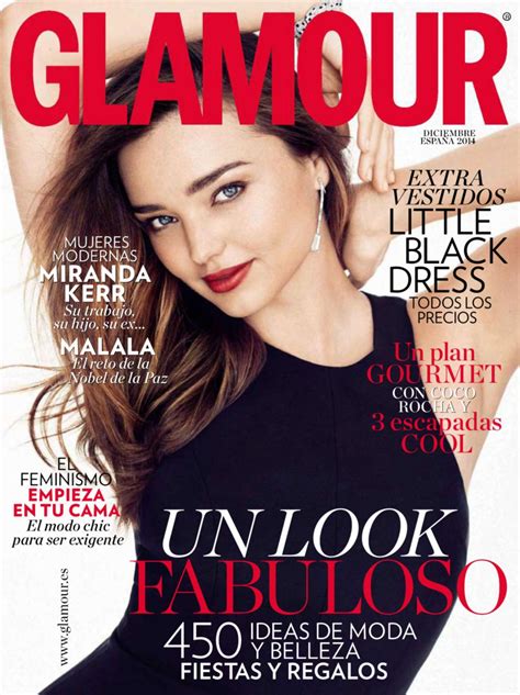 Miranda Kerr - Glamour Magazine (Spain) - December 2014 Issue • CelebMafia
