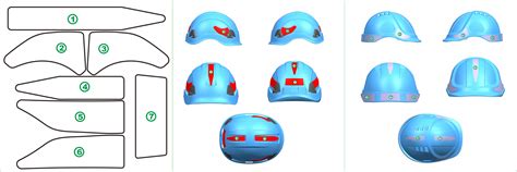 The best stickers for helmet. Northrock Safety / Reflective Safety Helmet Stickers ...
