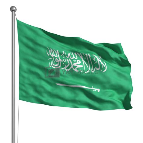 Flag Of Saudi Arabia By Ayzek Vectors And Illustrations Free Download