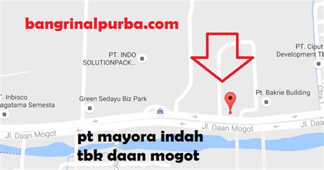 Pt mayora indah tbk pabrik bekasi alamat: alamat pt mayora indah tbk daan mogot - alamat dan nomor telepon