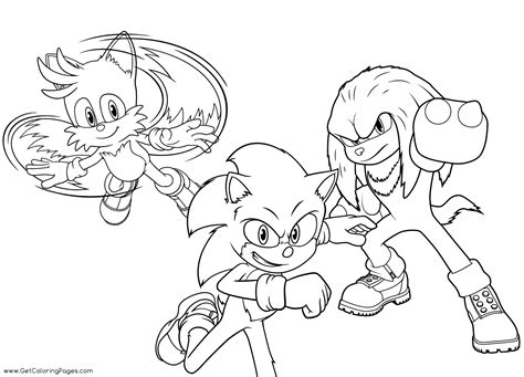 Sonic Sonic e Tails Sonic and Knuckles Coloring Page Desenhos para colorir grátis para