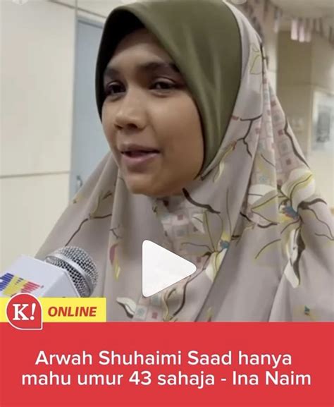 Video Ina Naim Redha Arwah Suami Tidak Mahu Hidup Lama Isu Semasa