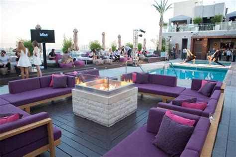 Wet deck at w hotel. W Hollywood Hotel's reveal party for the new rooftop wet ...