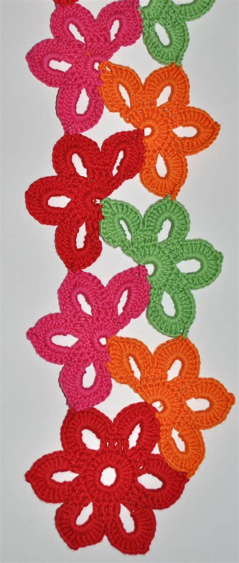 Liberty style blooming meadow florals. Floral Fiesta. Crochet Scarf Pattern for Kids & Women | My ...