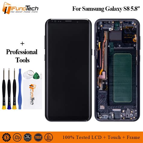 58 Original Amoled Lcd For Samsung Galaxy S8 Lcd Display Touch Screen