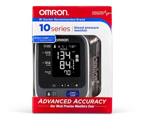 Omron 10 Series Upper Arm Blood Pressure Monitor With Wide